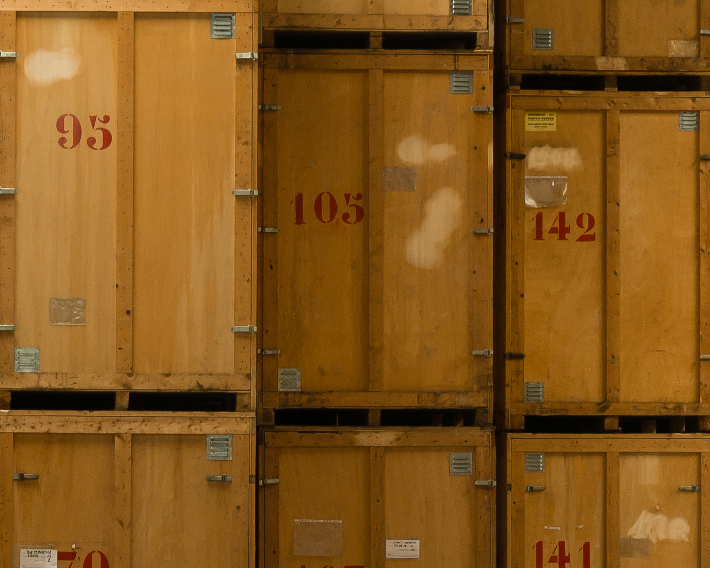 Stockage en containers